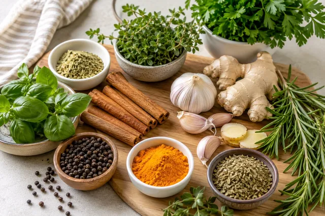 Common herbs and spices used in meals for blood sugar support habits 